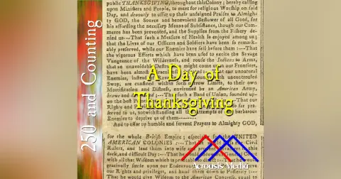 A Day of Thanksgiving–November 23, 1775