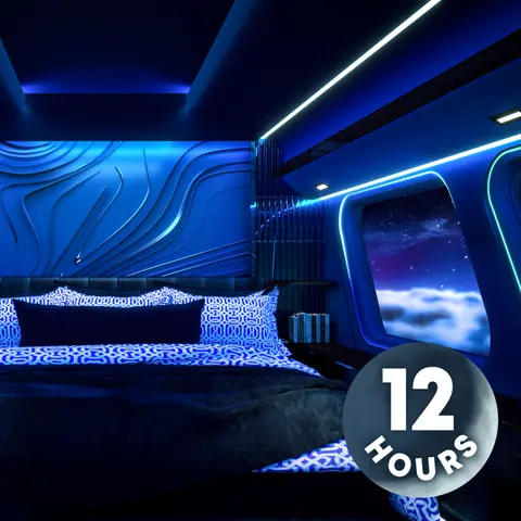 Private Jet White Noise for Sleep | 12-Hour Relaxing Airplane Sounds