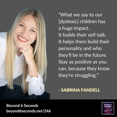 Advocating for dyslexic students – with Sabrina Fandell