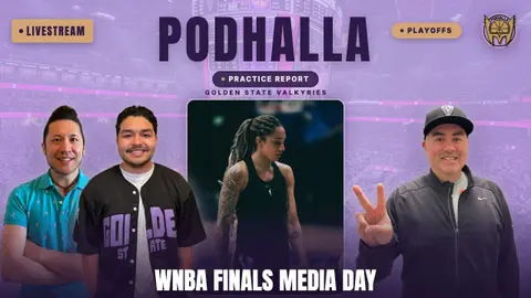 Gabby Williams and the Media, Allisha Gray's Status & Finals Media Day | Podhalla Practice Report