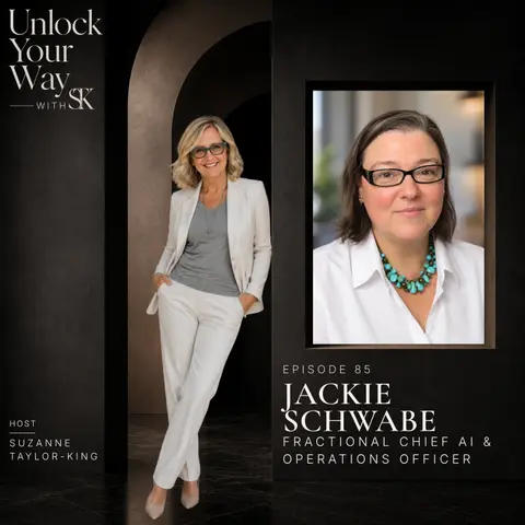 Ep85 Jackie Schwabe—How to Use AI to Finish What You Start and Book More Sales Calls Without Hiding Behind a Funnel