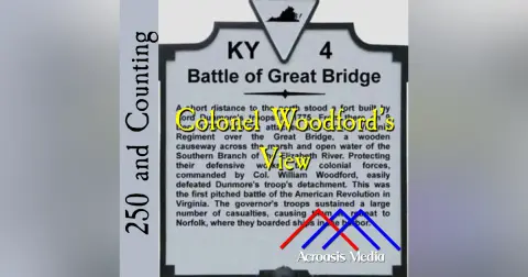Colonel Woodford’s View–December 15, 1775