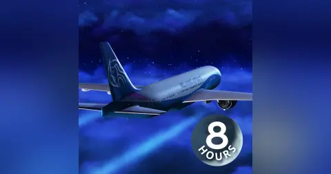 Fly Away to Dreamland with Relaxing Airplane White Noise for Sleep! 8 Hours