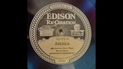 Happy 250th America! - Edison's America and His Diamond Disc.