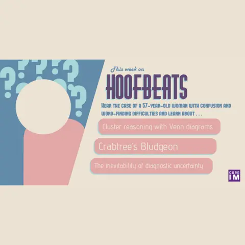 #21 57F with confusion: Hoofbeats segment