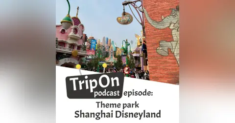 Theme Park Shanghai Disneyland, very familiar but totally different