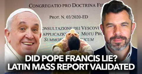 1230: Did Pope Francis Lie? Latin Mass Report VALIDATED – Dr. Taylor Marshall