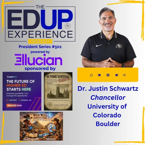 If AI Takes the Entry Level, Who Is Your Farm Team? - with Dr. Justin Schwartz, Chancellor, University of Colorado Boulder