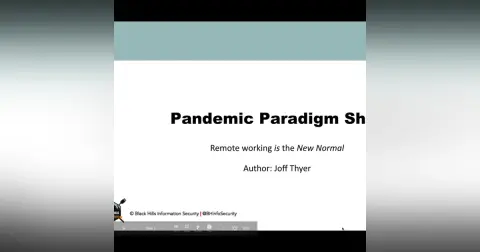 Webcast: Pandemic Paradigm Shift: Remote Working is the New Normal