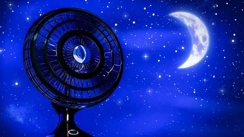 Fan Sounds for Sleeping | Relaxing White Noise with Black Screen
