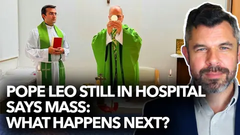 1353: Pope Leo still in Hospital and says Mass – What happens when the Pope is sick?
