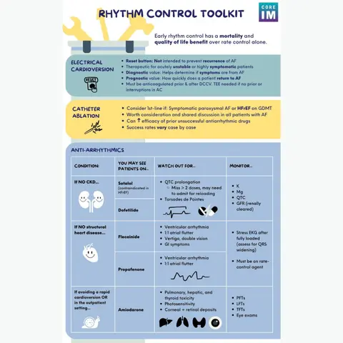 #150 Rhythm Control in Afib: 5 Pearls Segment