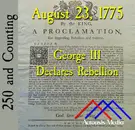 August 23, 1775: George III Declares Rebellion