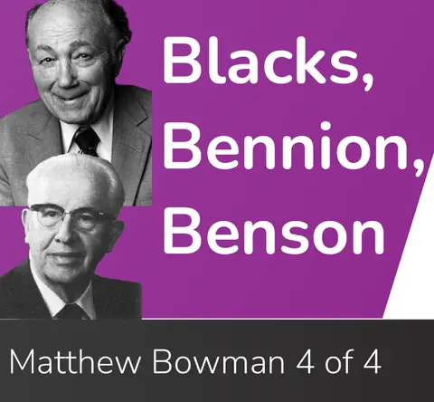 JFS-Architect of Controversial LDS Orthodoxy (Bowman 4 of 4)