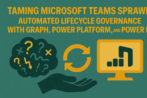 Microsoft Teams Sprawl Governance