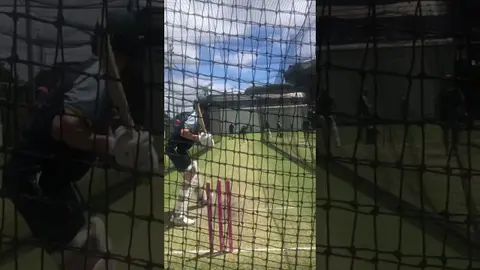 Marnus Labuschagne taking wickets for fun in the nets 💪