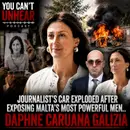 Journalist's Car Exploded After Exposing Malta's Most Powerful Men.. DAPHNE CARUANA GALIZIA