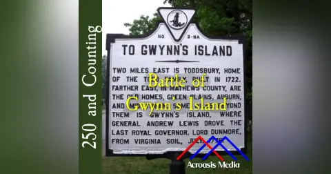 Battle of Gwynn’s Island–July 8, 1776