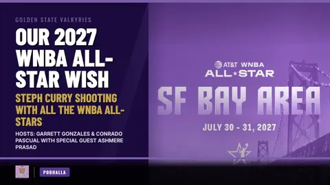 Steph Curry W/Caitlin Clark & Other WNBA Stars At 2027 All-Star Weekend Is Our Wish | Podhalla