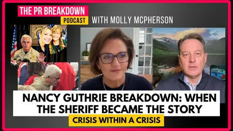 Nancy Guthrie Breakdown: When the Sheriff Became the Story