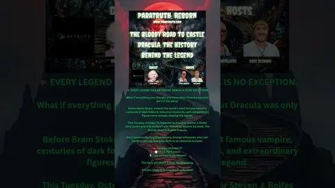 The Bloody Road to Castle Dracula: The History Behind the Legend Announcement