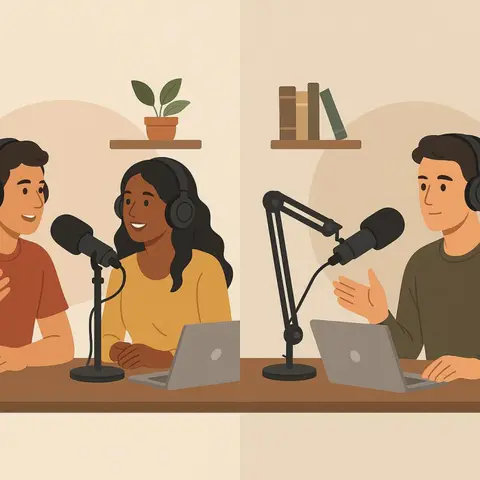 Solo Podcasting vs. Podcasting With a Team – PCI 486