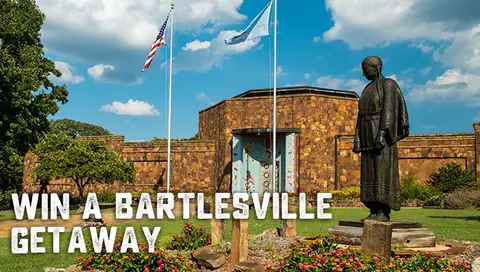 TravelOK is giving away a FREE Bartlesville getaway.