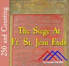 The Siege at Ft. St. Jean Ends–November 3, 1775