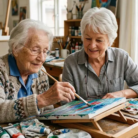 Alzheimer’s is Scary, Art Isn’t - How to Connect When Words Fail