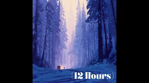 Winter Storm in the Forest for Sleep ❄️ Snow, Ice, Rain, Wind & Thunder | Sleep Sound (12 Hours)