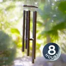 Wind Chimes + Windy Sounds 8 Hours | White Noise for Relaxation, Stress Relief or Sleep