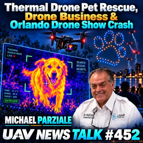 Thermal Drone Pet Rescue, Drone Business & Orlando Drone Show Crash