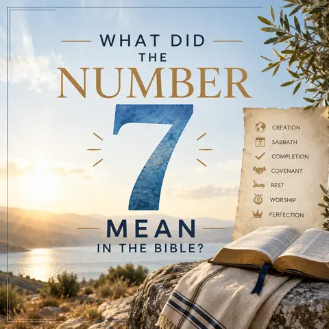 What Did the Number 7 Mean in the Bible?