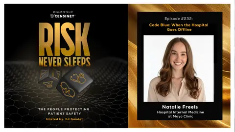 Episode #232. Code Blue: When the Hospital Goes Offline, with Natalie Freels, clinician, researcher, and educator in hospital internal medicine at Mayo Clinic Florida
