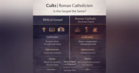 Cults | Is the Roman Catholic Gospel the Biblical Gospel?