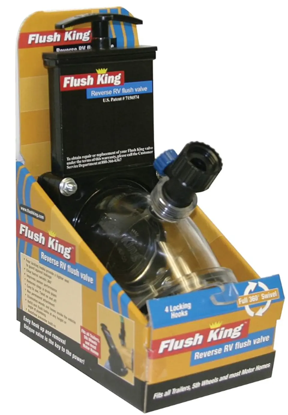 Boxed Valterra Flush King, new.