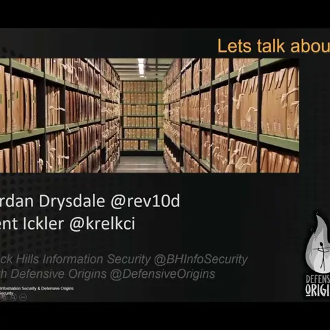 Webcast: Let’s Talk About ELK Baby, Let’s Talk About You and AD