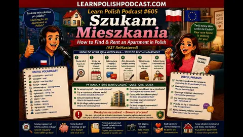 #605 Szukam Mieszkania - How to Find & Rent an Apartment in Polish (#37 ReMastered)