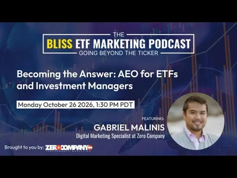 Becoming the Answer: AEO for ETFs and Investment Managers