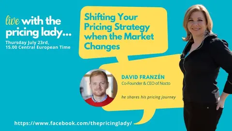 Shifting Your Pricing Strategy When the Market Changes: Guest David Franzen (E40_Live with the Pric