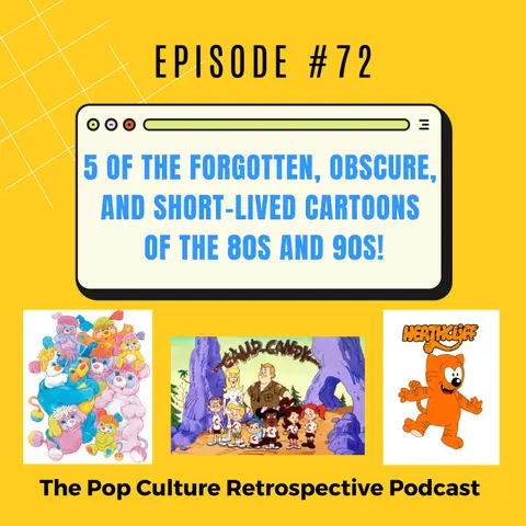 5 of the most obscure, forgotten, and short-lived cartoon series of the 80s and 90s!