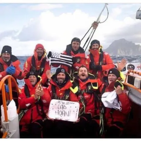 Ocean Globe Race Leg 3 - Auckland NZ to Punta delEste, Uruguay. Talking with Skipper Tann Raffray and Amy Bridge.