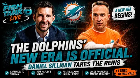The Dolphins’ New Era Is Official: Daniel Sillman Takes the Reins | Fish Tank LIVE
