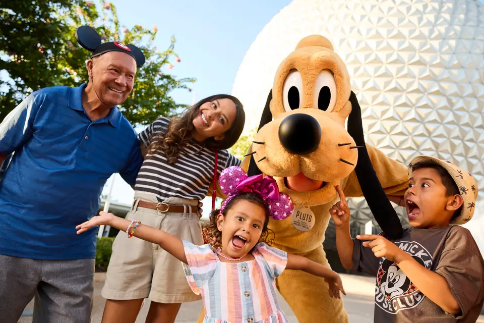 Family at Epcot