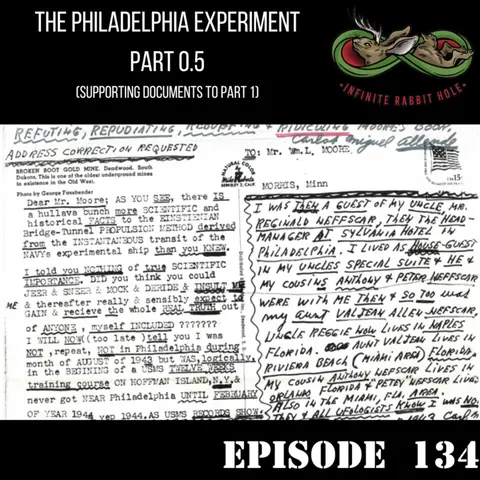 134. The Philadelphia Experiment: Part 0.5, The Supporting Documents
