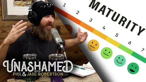 Ep 413 | Jase’s Maturity Scale & Why Phil Knows God's Wisdom Is So Much Greater Than We Know
