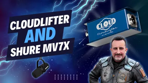 How to Connect a Cloudlifter CL-1 with a Shure MV7x Microphone for the Perfect Recording Setup