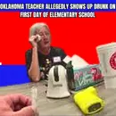 Oklahoma Teacher Allegedly Shows Up Drunk on First Day of Elementary School
