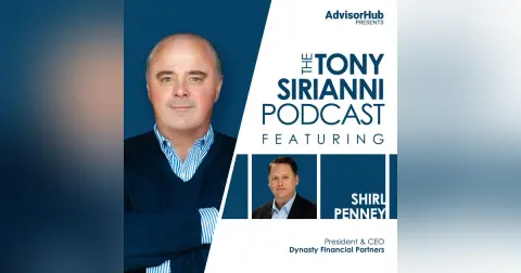 Tony Sirianni with Dynasty Financial Partners’ President & CEO Shirl Penney