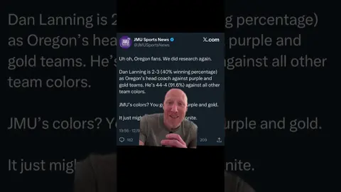 This James Madison Account Is Wrecking Oregon Fans
